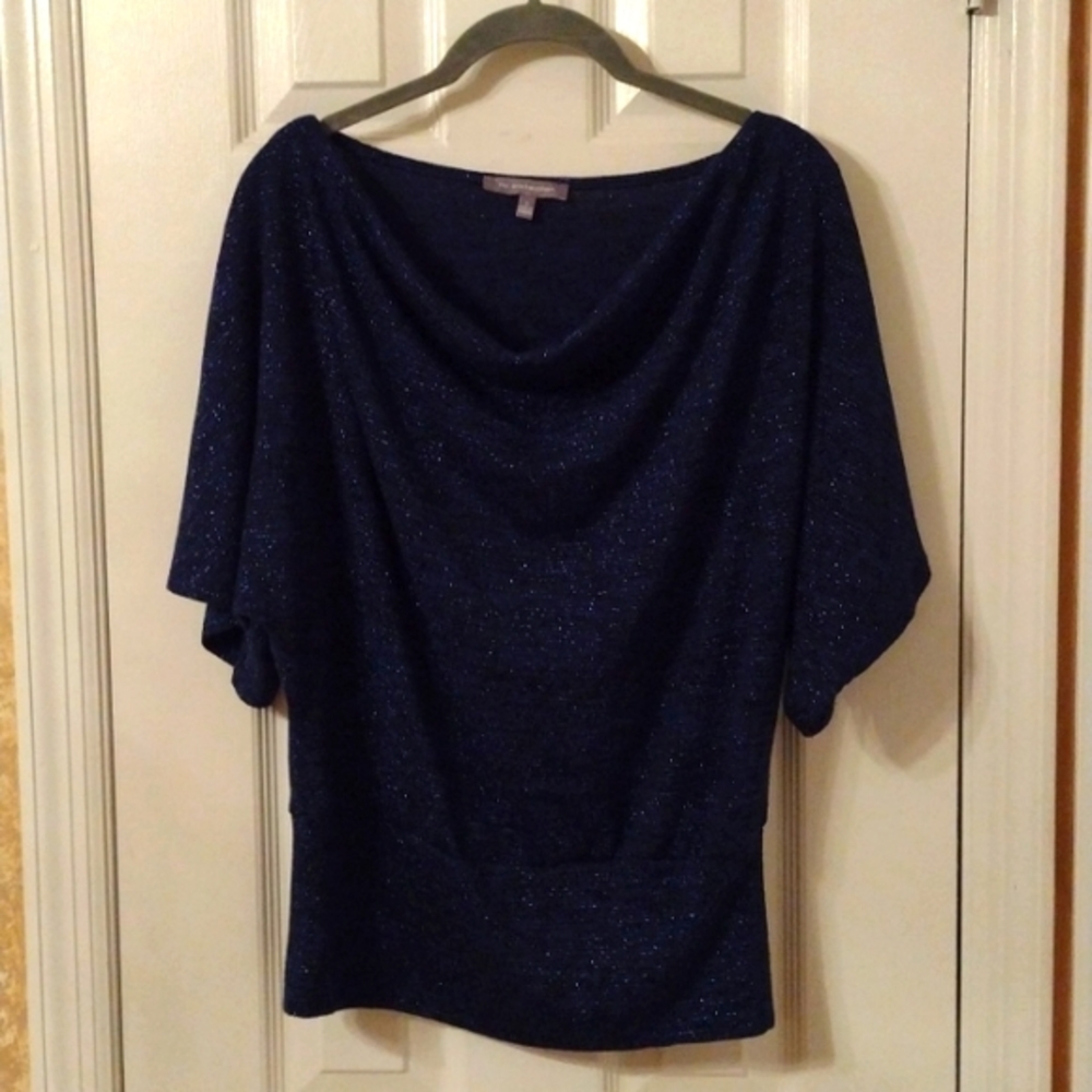 NY Collection Women's Top size small Blue